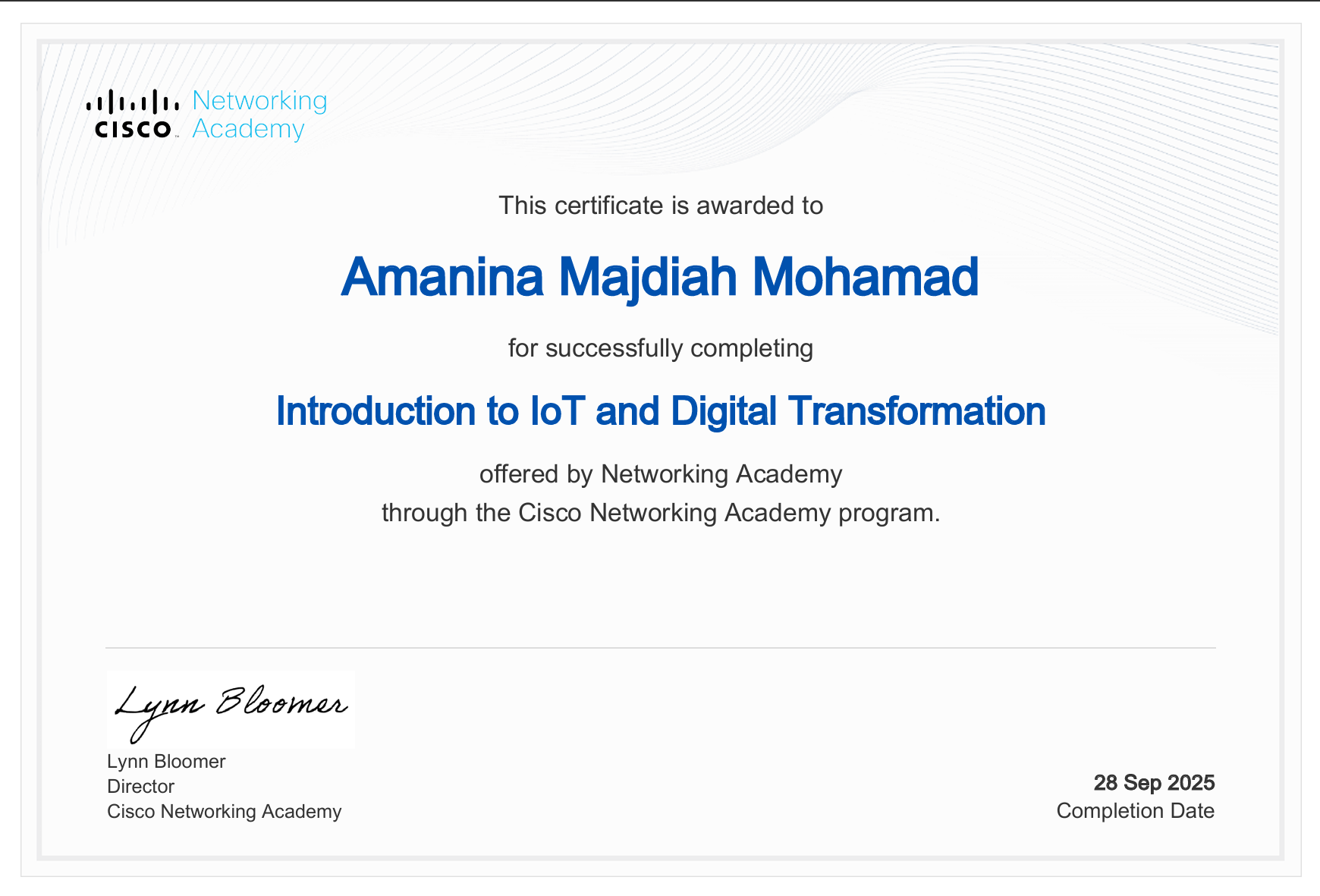 Introduction to IoT and Digital Transformation